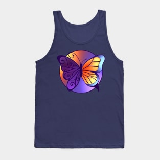 Midnight Fairy & Sunset Butterfly Tank Top